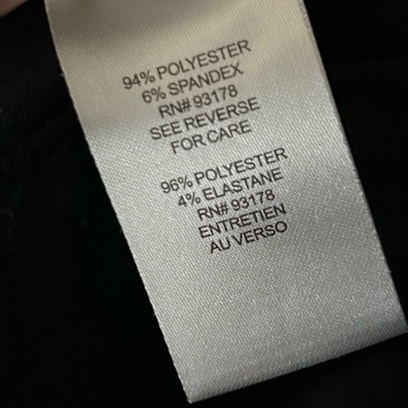 T Tahari Pants Straight Leg Pull on High Rise Elastic Waist Business Dress Pants - Picture 5 of 10